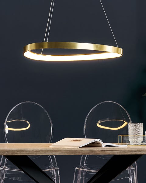 LED Hängeleuchte KRABURI Metall Gold