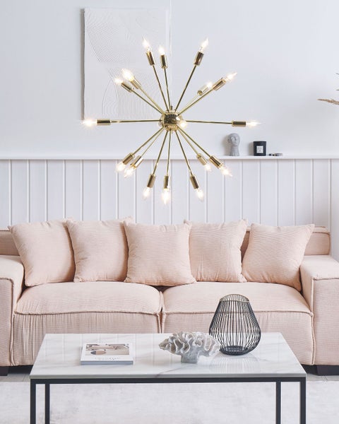 Detailansicht eines Sonnenschirmständers mit Feststellschraube