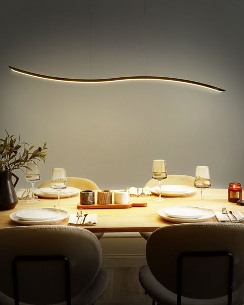 LED Hängeleuchte CALAO Metall Gold