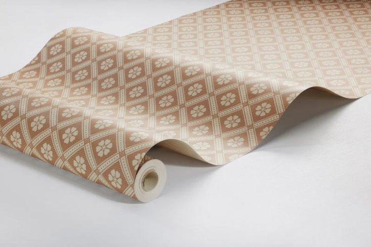 Borastapeter Tapete Fliesenmuster Terrakotta - 53 cm x 10.05 m - 660575