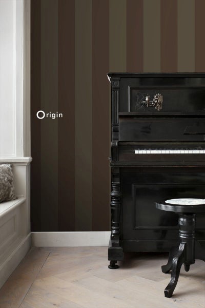Origin Wallcoverings Tapete Streifen Braun und Bronze - 53 cm x 10.05 m - 345729