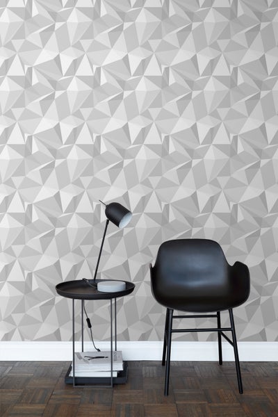Sanders und Sanders Tapete 3D-Muster Grau - 50 x 900 cm - 935271