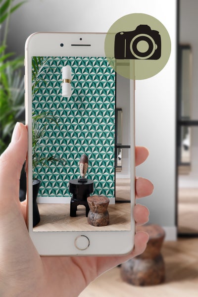 Origin Wallcoverings Tapete 3D-Muster Smaragdgrün - 53 cm x 10.05 m - 347448