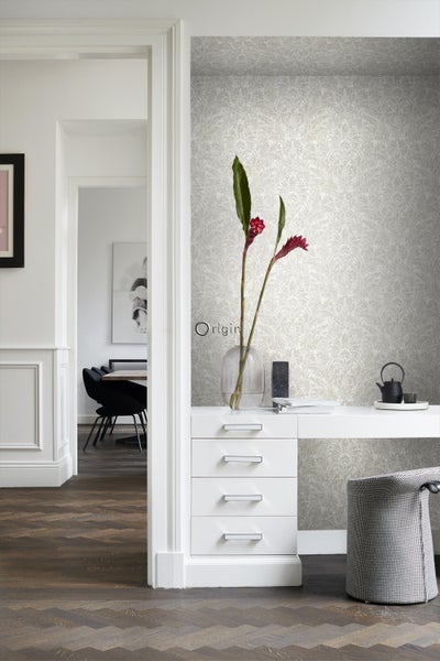 Origin Wallcoverings Tapete Ornamente Beigebraun - 53 cm x 10.05 m - 347308