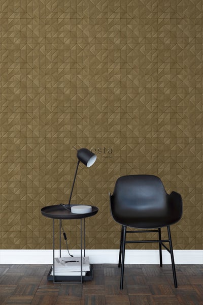 ESTAhome Tapete 3D-Muster Bronze - 50 x 900 cm - 139326