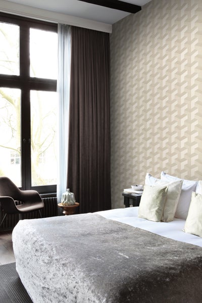 Origin Wallcoverings Tapete 3D-Muster Hellbeige - 50 x 900 cm - 348000