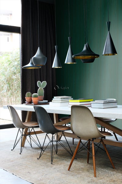 Origin Wallcoverings Tapete Holzoptik Smaragdgrün - 53 cm x 10,05 m - 347535