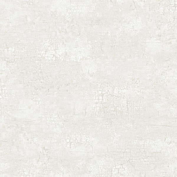 Origin Wallcoverings Tapete Naturstein mit Craquelé-Effekt Weiß - 53 cm x 10.05 m - 347564