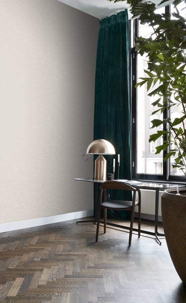 Origin Wallcoverings Tapete Uni Grau - 53 cm x 10.05 m - 345942