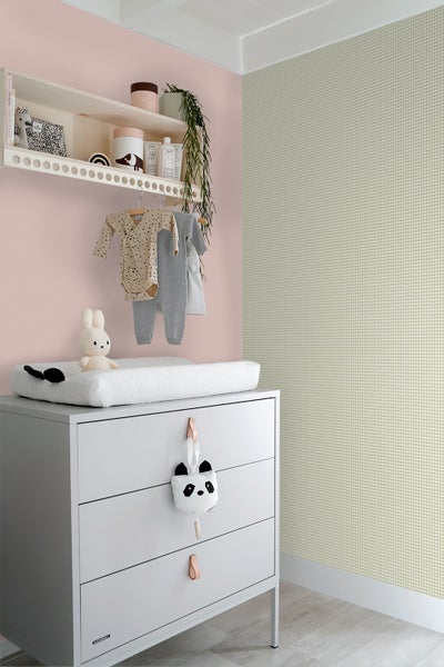 ESTAhome Tapete Streifenmuster Graugrün - 50 x 900 cm - 131643
