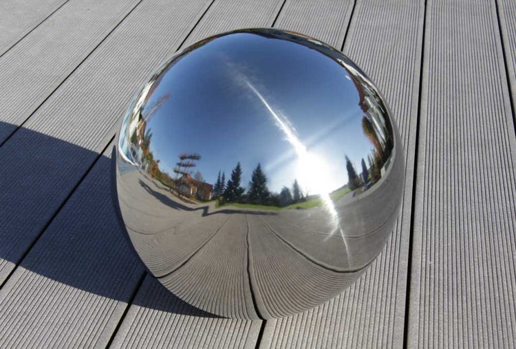 Edelstahlkugel Gartenkugel Dekokugel SferaInox 42cm glossy 10802