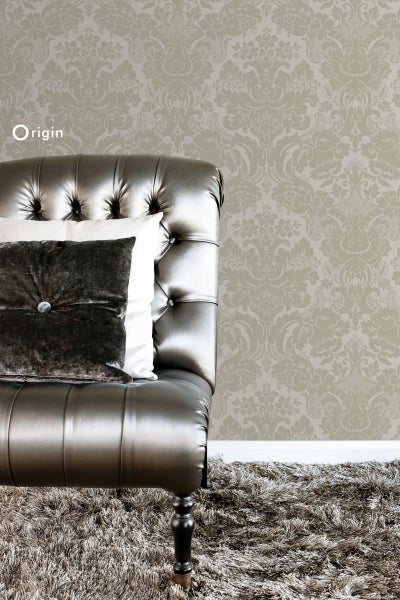 Origin Wallcoverings Tapete Ornamente Hellbraun - 53 cm x 10.05 m - 347034