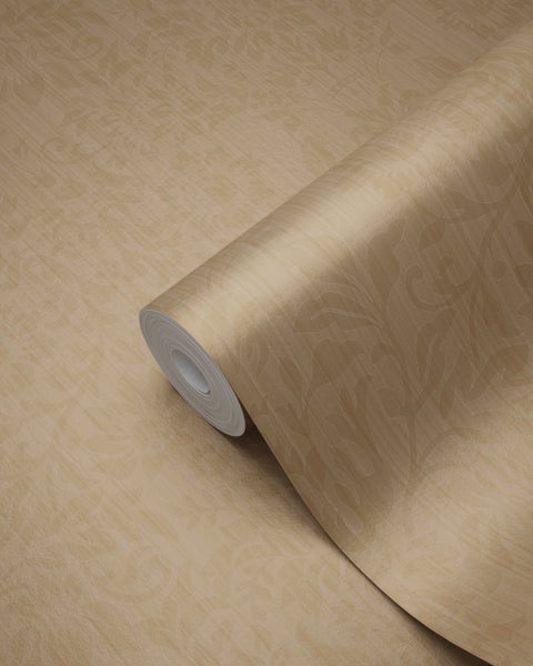 Origin Wallcoverings Tapete Ornamente Hellbraun - 53 cm x 10.05 m - 345414