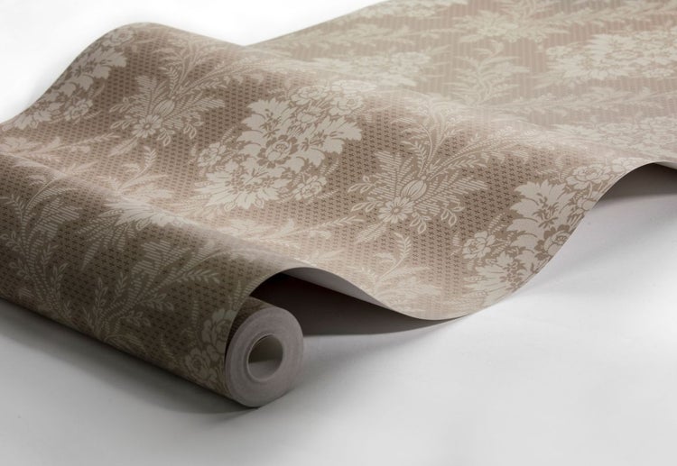 Borastapeter Tapete Blumen Braun - 53 cm x 10.05 m - 660072