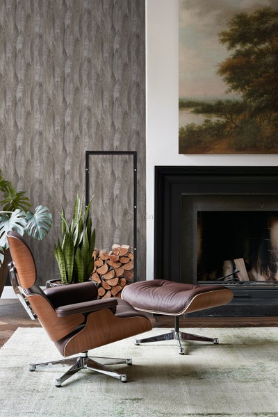 Origin Wallcoverings Tapete Blätter Taupe - 53 cm x 10.05 m - 347367
