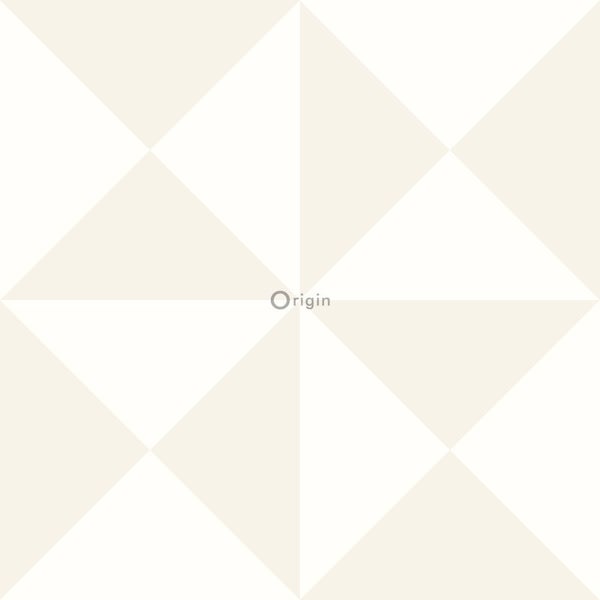 Origin Wallcoverings Tapete grafische Form Weiß - 53 cm x 10.05 m - 346803