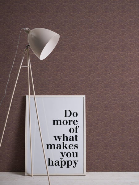 Tapetenrolle mit grafischem Muster