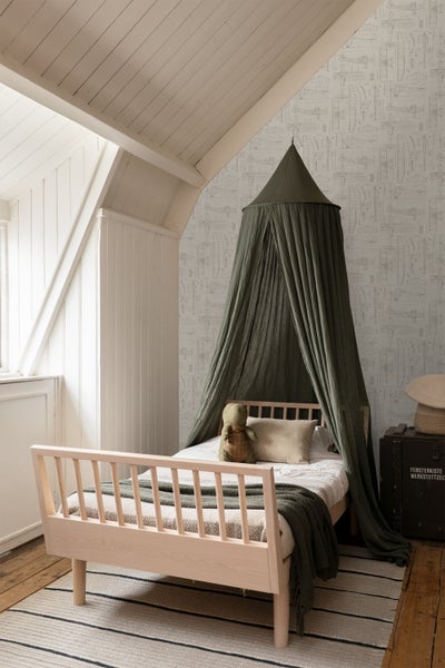 ESTAhome Tapete Kontruktionszeichnungen von Flugzeugen Beige und Sandbraun - 50 x 900 cm - 139959
