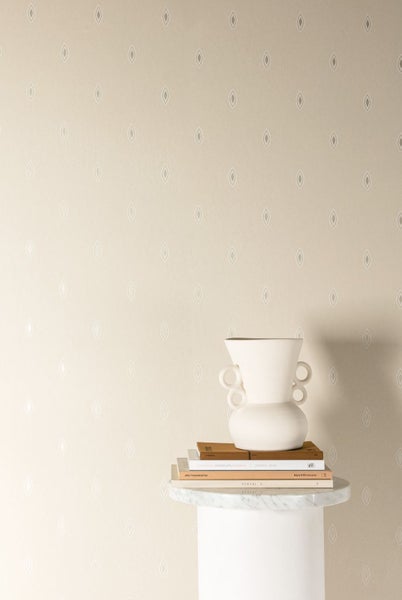 Masureel Tapete Art Decó Muster Beige - 53 cm x 10.05 m - 632126