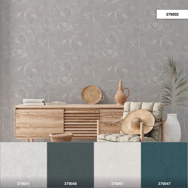 Tapetenrolle mit Kreismuster