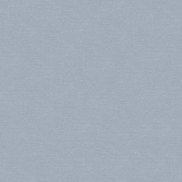 Sanders und Sanders Tapete Leinen-Optik Graublau - 53 cm x 10 m - 640426