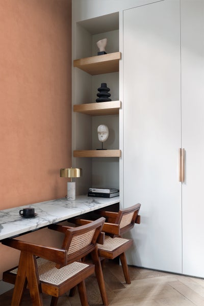 Origin Wallcoverings Tapete Betonoptik Orange - 50 x 900 cm - 348065