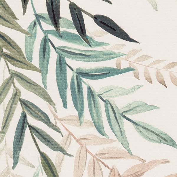 Nahaufnahme von Blättern mit floralem Muster