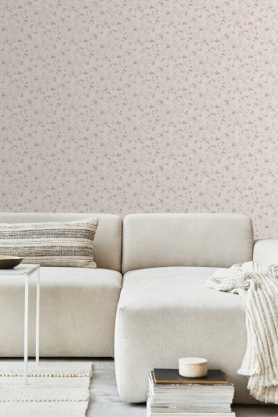 Sanders und Sanders Tapete Blumen Beige - 53 cm x 10 m - 640400