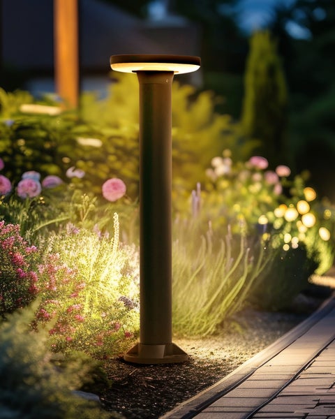 Solar LED Pollerleuchte TARKIO Schwarz