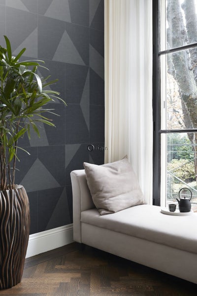 Origin Wallcoverings Fototapete grafisches Motiv Dunkelgrau - 200 x 300 cm - 357232