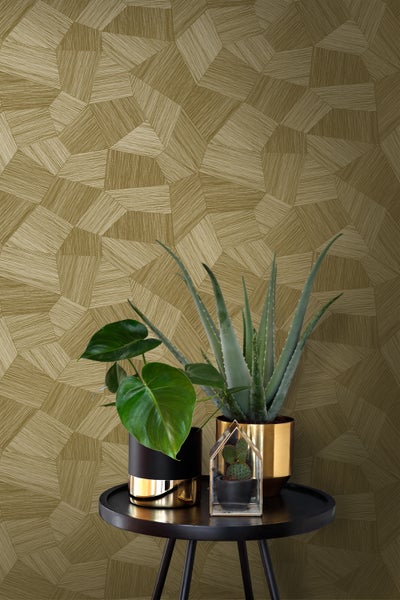 Origin Wallcoverings Tapete 3D-Muster Gold - 53 cm x 10.05 m - 347822