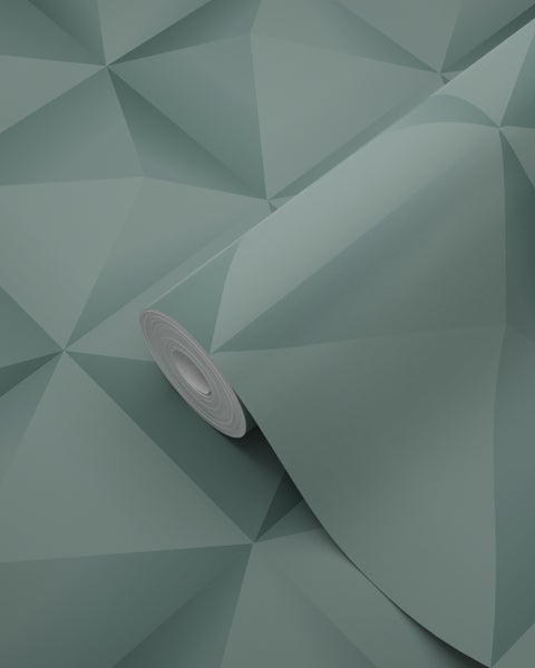 Origin Wallcoverings Tapete 3D Muster Petrolblau - 50 x 900 cm - 347961