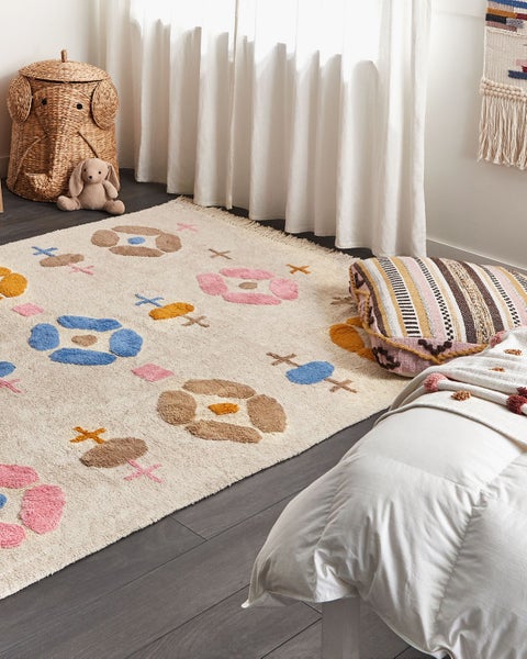 Kinderteppich DARAN Bunt 160 x 230 cm Baumwolle