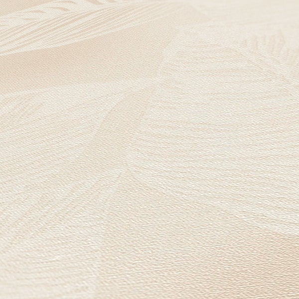 Nahaufnahme einer Textiltapete mit feiner Struktur