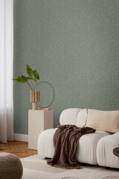Borastapeter Tapete Feldblumen Grün - 53 cm x 11.2 m - 660130