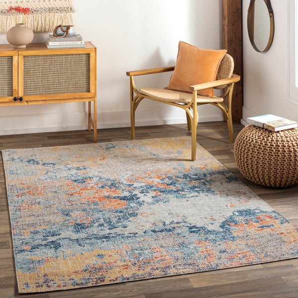 In-/Outdoor-Teppich Gelb/Blau 120x170 cm MONA