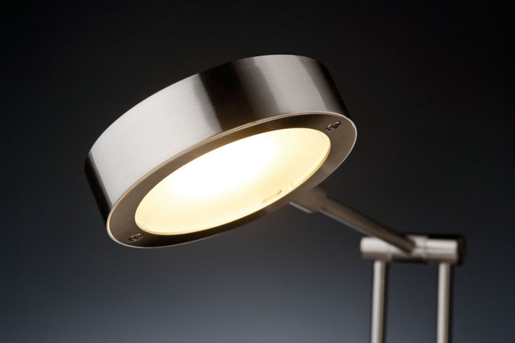 LED Schreibtischleuchte Zed 3000K 359lm 5W Eisen gebürstet