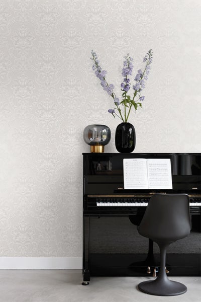 Origin Wallcoverings Tapete Ornamente Grau - 53 cm x 10.05 m - 346524
