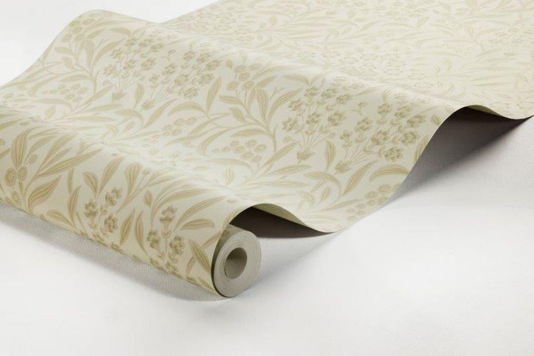 Borastapeter Tapete Blumen Sandbeige - 53 cm x 10.05 m - 660025