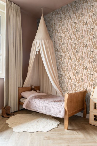 ESTAhome Tapete Affen Terrakottarosa - 50 x 900 cm - 139737
