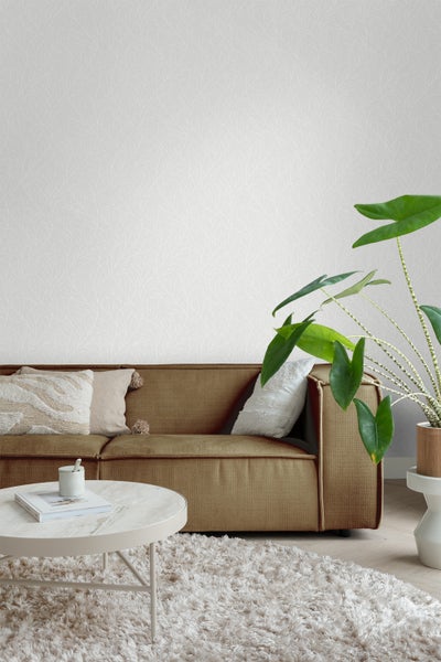 Borastapeter Tapete Blätter Grau - 53 cm x 11.2 m - 660123