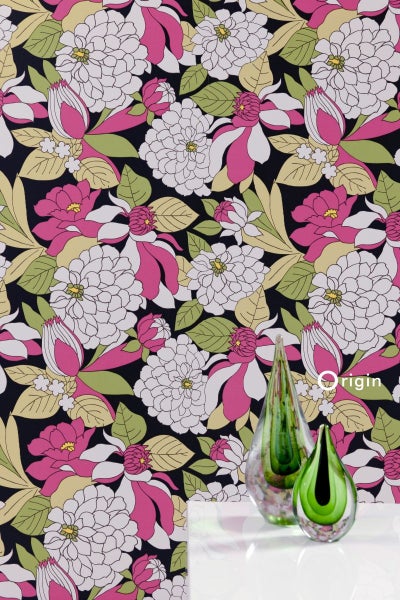 Origin Wallcoverings Tapete Blumen Multicolor - 52 cm x 10.05 m - 307136