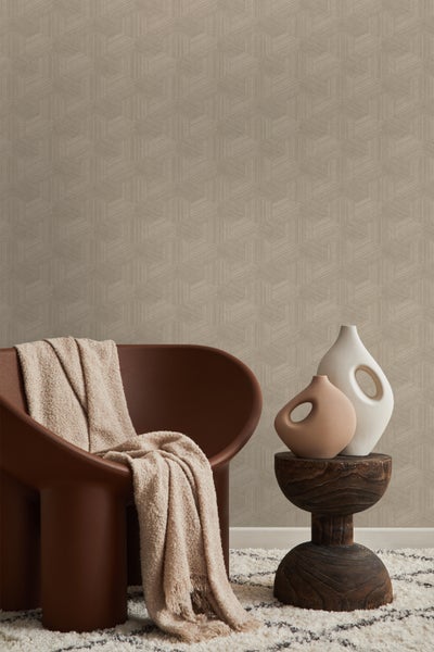 Origin Wallcoverings Tapete 3D-Muster Beige - 50 x 900 cm - 347994
