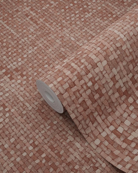 Tapetenrolle mit geflochtenem Muster