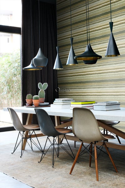 Origin Wallcoverings Tapete Marmor-Optik Ockergelb - 53 cm x 10.05 m - 337233