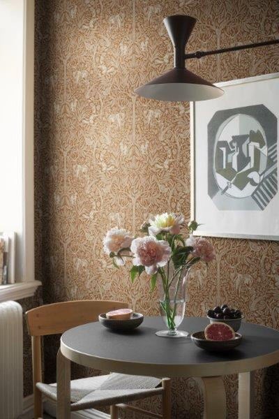 Tapetenrolle mit Tiermotiven