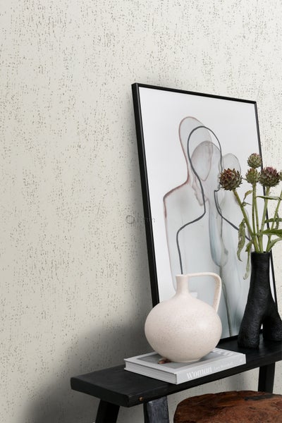 Origin Wallcoverings Tapete Metall-Optik Silber - 53 cm x 10,05 m - 347612