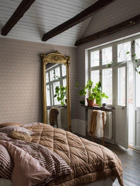 Tapete mit Blumenmuster