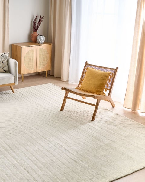 Teppich DAGARI Beige 300 x 400 cm Wolle