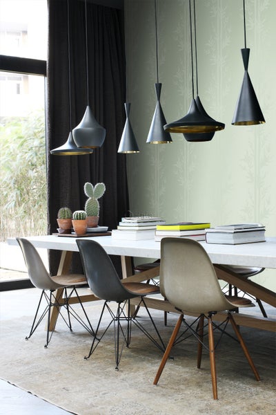 Origin Wallcoverings Tapete Bambusmuster Olivgrün - 53 cm x 10.05 m - 345752